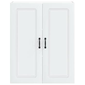 Küchenhängeschrank mit Tür Weiß 80 x 31 x 100 cm Holzwerkstoff