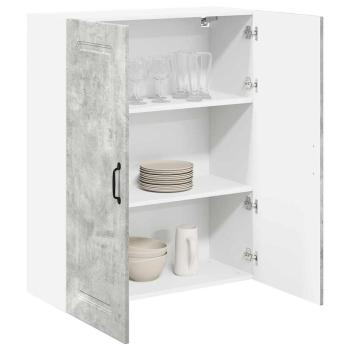 Küchenhängeschrank Beton Grau 80 x 31 x 100 cm Holzwerkstoff