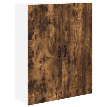 Küchenhängeschrank mit Regal Geräucherte Eiche 80 x 31 x 100 cm