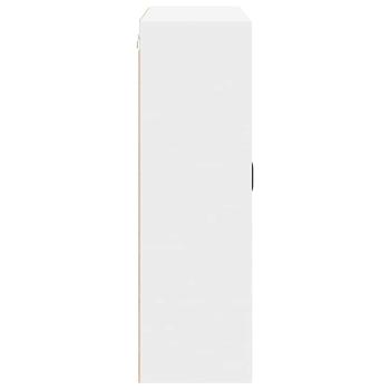 Küchenhängeschrank mit Tür Weiß 80 x 31 x 100 cm Holzwerkstoff