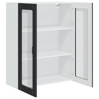 Küchenhängeschrank Schwarz 80 x 31 x 100 cm Holzwerkstoff