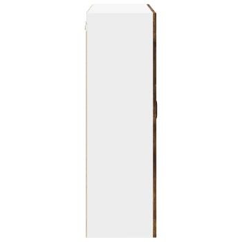 Küchenhängeschrank mit Regal Geräucherte Eiche 80 x 31 x 100 cm
