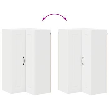 Küchenhängeschrank mit Tür Weiß 57 x 57 x 100 cm Holzwerkstoff