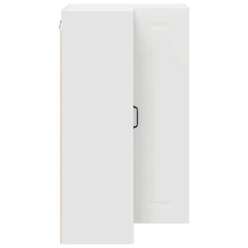 Küchenhängeschrank mit Tür Weiß 57 x 57 x 100 cm Holzwerkstoff