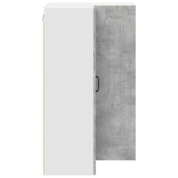Küchenhängeschrank Beton Grau 57 x 57 x 100 cm Holzwerkstoff