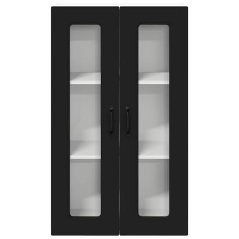 Küchenhängeschrank Schwarz 60 x 31 x 100 cm Holzwerkstoff