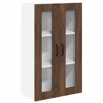 Küchenhängeschrank mit Tür Braun Eichen-Optik 60 x 31 x 100 cm