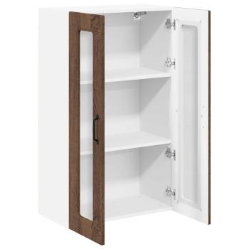 Küchenhängeschrank mit Tür Braun Eichen-Optik 60 x 31 x 100 cm