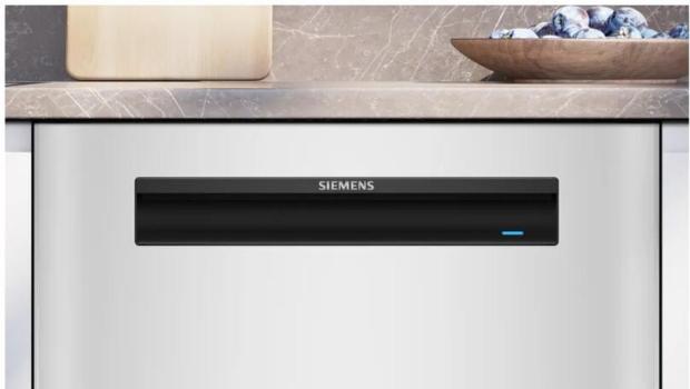 Siemens SN15EW06CS iQ500 Unterbau-Geschirrspüler, 60 cm breit, 14 Maßgedecke, Aqua Stop, varioSpeed Plus, autoOpen dry, emotionLight, Home Connect-App, weiß