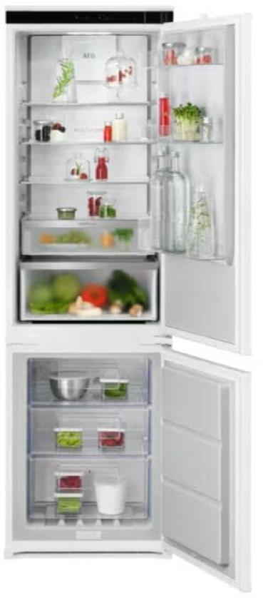 ARDEBO.de AEG OSC7C181DS 7000 GreenZone Einbau-Kühl-Gefrierkombination, Nischenhöhe 1780 mm, 249 L, TwinTech NoFrost, KI CoolAssist, Schlepptür, weiß (925555054)