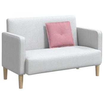 Rücken Kissen Rosa 50 x 45 cm Cordstoff