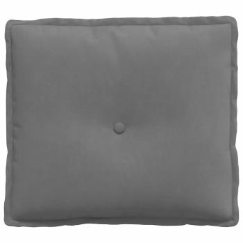 Rücken Kissen Dunkelgrau 50 x 45 cm Mikrofaserstoff