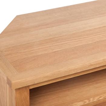 TV-Schrank mit Schublade 88x42x46 cm Massivholz Eiche