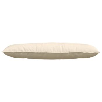 Rückenkissen Creme 120 x 50 cm Cordstoff