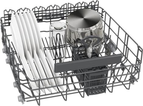 Siemens SN15EC06CS iQ500 Unterbau-Geschirrspüler, 60 cm breit, 14 Maßgedecke, autoOpen dry, varioSpeed Plus, Connect-App, Programm-Assistent, Gebürsteter schwarzer Stahl Anti-Fingerprint