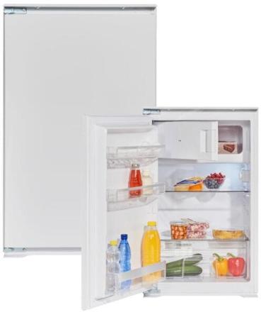 ARDEBO.de Wolkenstein WKS125.4EEB Stand Kühlschrank mit Gefrierfach, 54 cm breit, 118 L, regelbares Thermostat, 3 Türablagen, weiß