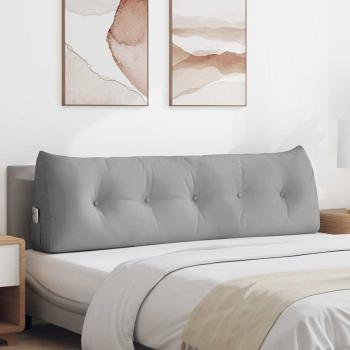 ARDEBO.de - Rücken Kissen Wolkengrau 160 x 24 x 50 cm Stoff