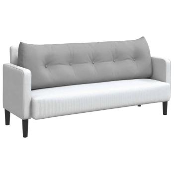 Rücken Kissen Wolkengrau 160 x 24 x 50 cm Stoff