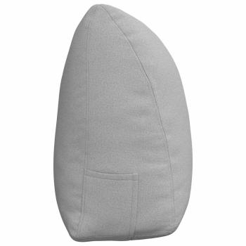 Rücken Kissen Wolkengrau 160 x 24 x 50 cm Stoff