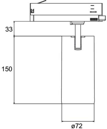 Brumberg LED-Schienenstrahler 230 V AC, 50 Hz, 24 W, 40°, 4.000 K, CRI > 90, rund, dreh- (88724184)