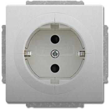 ARDEBO.de Busch-Jaeger 20 EUAB-866 Busch-Objektsteckdose, Pur Edelstahl, Safety+, edelstahl (2CKA002013A5408)