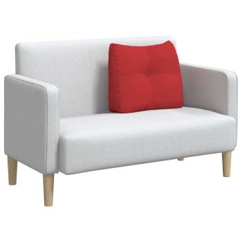 Rücken Kissen Rot 60 x 24 x 50 cm Stoff