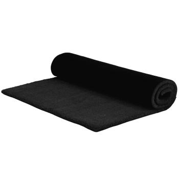 Fußmatte Schwarz 100x200 cm Kokosfaser Getuftet