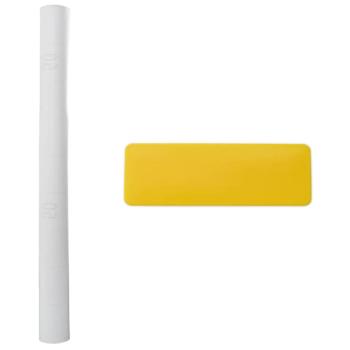 Selbstklebende Fensterfolie Frostiges Weiß 90 x 2000 cm PVC