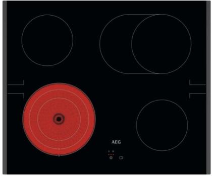 AEG KOMBI3026F EEK A+ Herdset mit Glaskeramikkochfeld (OU5AE20SM + TA64RA07FB), 60 cm breit, 72 L, Timer Display, Edelstahl (801419450)