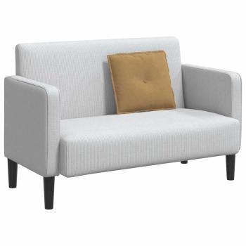 Rücken Kissen Braun 50 x 45 cm Cordstoff