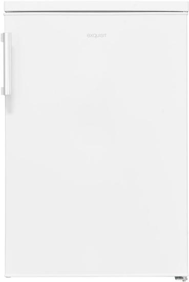 Exquisit KS16-V-H-010C Stand Kühlschrank ohne Gefrierfach, 56 cm breit, 133 L, LED Beleuchtung, Temperaturregelung, weiß
