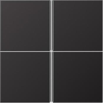 ARDEBO.de Jung AL 2404 TSA D Tastensatz komplett 4fach, dark (lackiertes Aluminium)