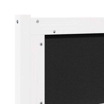 Kopfteil Sonstiges Weiß 180 cm Massivholz Kiefer