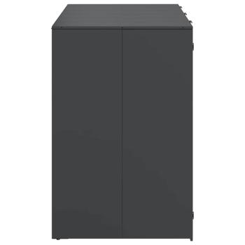 Wagenmüllbehälter für 3 Behälter Anthrazit