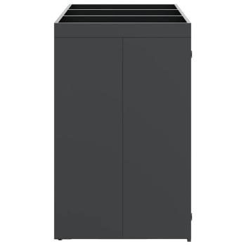 Wagenmüllbehälter für 3 Behälter Anthrazit