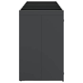 Wagenmüllbehälter für 3 Behälter Anthrazit