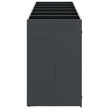 Wagenmüllbehälter für 3 Behälter Anthrazit