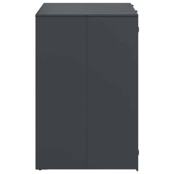 Wagenmüllbehälter für 3 Behälter Anthrazit