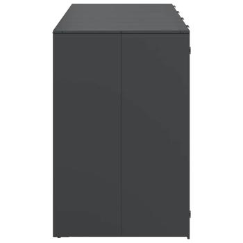 Wagenmüllbehälter für 3 Behälter Anthrazit