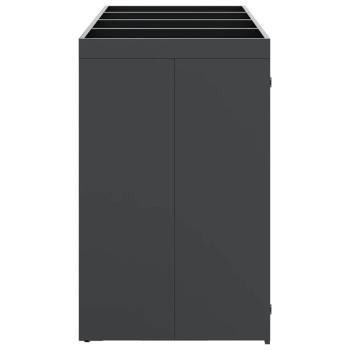 Wagenmüllbehälter für 3 Behälter Anthrazit