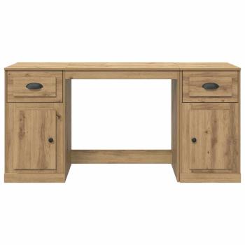 Schreibtisch mit Schrank Artisan-Eiche 154,5 x 50 x 75 cm