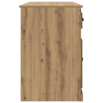 Schreibtisch mit Schrank Artisan-Eiche 154,5 x 50 x 75 cm