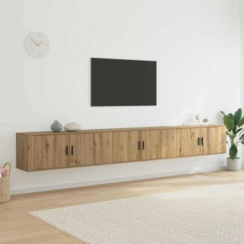 ARDEBO.de - Wand-TV-Schrank Set 3 pcs Artisan-Eiche 100 x 34,5 x 40 cm