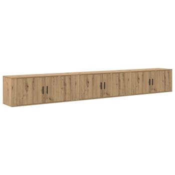 Wand-TV-Schrank Set 3 pcs Artisan-Eiche 100 x 34,5 x 40 cm