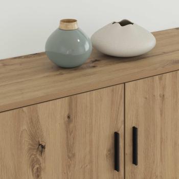 Wand-TV-Schrank Set 2 pcs Artisan-Eiche 100 x 34,5 x 40 cm