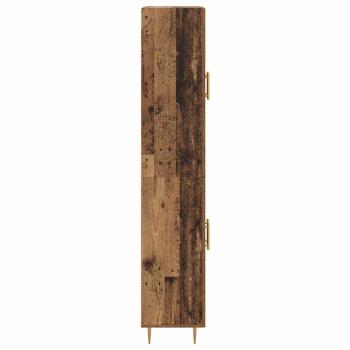 Hochboard Wandmontiert Altholz 69,5 x 34 x 180 cm Holzwerkstoff
