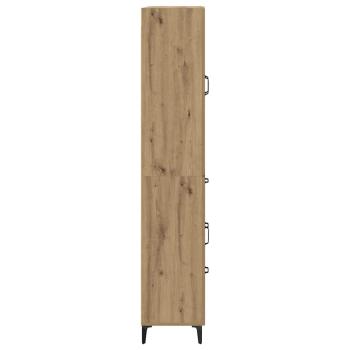 Hochboard Artisan-Eiche 69,5 x 34 x 180 cm Holzwerkstoff