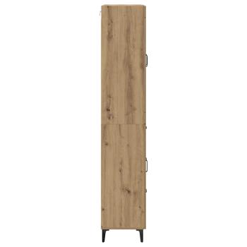 Hochboard Artisan-Eiche 69,5 x 34 x 180 cm Holzwerkstoff