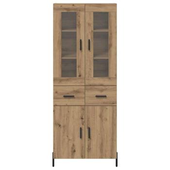 Hochboard Artisan-Eiche 69,5 x 34 x 180 cm Holzwerkstoff