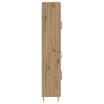 Hochboard Artisan-Eiche 69,5 x 34 x 180 cm Holzwerkstoff